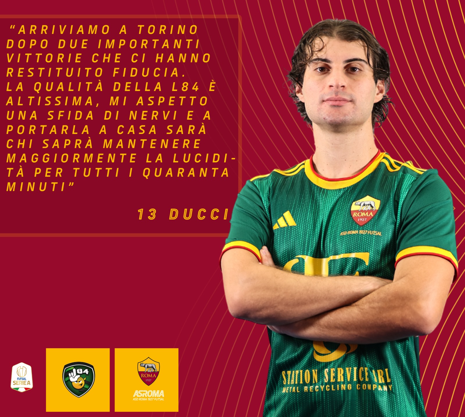 Ducci presenta L84 - Roma 1927 Futsal 